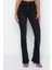 Stil Kadın Moda Denim Kot Pantolon Uzun Ispanyol Paça Yüksek Bel Jeans 1
