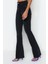 Stil Kadın Moda Denim Kot Pantolon Uzun Ispanyol Paça Yüksek Bel Jeans 2