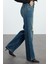 Stil Kadın Moda Denim Kot Pantolon Uzun Geniş Paça Yırtıklı Normal Bel Jeans 1
