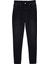Stil Kadın Moda Denim Kot Pantolon Regular Dar Paça Antrasit Yüksek Bel Skinny Jeans 4