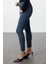 Stil Kadın Moda Denim Kot Pantolon Regular Dar Paça Mavi Yüksek Bel Skinny Jeans 1