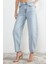 Stil Kadın Moda Denim Kot Pantolon Boru Paça Yüksek Bel Jeans 1