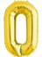 Folyo Gold Renk 0 Rakam Balon 40' Inç 100 cm 1