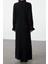 Moda Stil Relaxed V Yaka Maxi Boy Tesettür Inci Detaylı Yumuşak Dokulu Triko Elbise 5