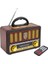 Magıcvoıce MV-114BT Usb/sd/fm/bluetooth Destekli Tek Hop Lu Nostaljik Radyo (4764) 1