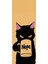 Siyah Kedi Baskılı Araç Kapı Direk Kaplama Folyo Sticker 2'li (Sağ&sol) 5