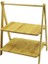 Portatif Ayaklı - 2 Katlı Ahşap Bambu Organizer Raf =18X28 - 22X28CM Y: 6-20-39CM (4764) 1