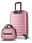 Colors Abs Makyaj ve Orta Boy Rose Gold 2'li Valiz Seti 2