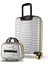 Croc Abs Makyaj ve Orta Boy Gri 2'li Valiz Seti 2