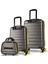 Colors Abs Makyaj Kabin ve Orta Boy Antrasit 3'lü Valiz Seti 2