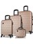 Honey Abs Kabin Orta Büyük ve Makyaj Boy Gold 4'lü Travel Valiz Seti 1