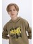 Erkek Çocuk Kapüşonlu Baskılı Sweatshirt D3037A824WN 4