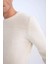 Standart Fit Bisiklet Yaka Dokulu Triko Kazak E0811AX24WN 4