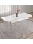 Concept Tia Serisi Beyaz Masa 80 x 132 cm Açılabilir Mdf Yemek Odası Takımı 6 Sandalye Gümüş Detay 4