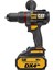 DX13.1 - 18 Volt - 4.0 Ah Li-İon 80NM Çift Akülü Kömürsüz Şarjlı Darbeli Matkap 2