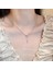 High-End Hafif Lüks Titanyum Çelik Kolye Kadın Niş Tasarımı Sıcak Kız Inci Köprücük Kemiği Zinciri Moda Çok Yönlü Aksesuar (Yurt Dışından) 1