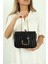 Siyah Kadın Askılı Omuz Çantası PS2061 2
