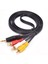 1.5 M 3.5mm Jack Fiş Erkek 3 Rca Adaptörü Yüksek Kalite 3.5 Rca Erkek Ses Video Av Kablo Tel Kablosu 3.5mm 3-Rca Av Kablosu (Yurt Dışından) 3