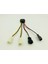 4pin Molex 3pin Fan Güç Kablosu Bilgisayar Soğutma Fanı Güç Kabloları Adaptör Konnektörü 12 V * 2/5 V * 2 Cpu Pc Kasa Fanı Kabloları Yenı (Yurt Dışından) 2