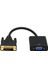 Dvı - VGA Adaptör Kablosu 1080 P Dvı-D - VGA Kablosu 24 + 1 25 Pin Dvı Erkek - 15 Pin VGA Dişi Video Dönüştürücü Pc Ekranı Için (Yurt Dışından) 1