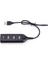 USB 2.0 Yüksek Hızlı 4 Bağlantı Noktalı Splitter USB Hub Adaptörü Pc Dizüstü Bilgisayar Için Siyah ve Yalnızca Bireysel Olarak Kullanılabilir (Yurt Dışından) 5