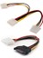 Bilgisayar Molex 4 Pin Besleme Y Splitter Kablosu ve Sata Dişi Molex Erkek Adaptör Dönüştürücü Kablosu, 6 Inç (Yurt Dışından) 3