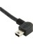 Mini USB Açılı Kablo Sarmal USB A Tipi Erkek Usb'den Mini USB Erkek 90 Derece 5pin B Konektörü Spiral Streç Veri (Yurt Dışından) 2