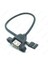 1 Adet 30 cm USB Kablosu Tip A Dişi 2.54MM 5pin Dişi Dupont 5 Pin Dişi Başlık Anakart Adaptör Kablosu (Yurt Dışından) 3
