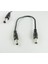 3 Adet Cctv Dc Güç Fişi 5.5x2.1mm Erkek - Erkek Konnektör Uzatma Kablosu Kablosu 20 cm (Yurt Dışından) 1