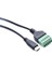 Tip C USB Erkek - 5 Pimli Vidalı Konnektör, Kalkan Terminali Fiş Adaptör Kablosu (Yurt Dışından) 1