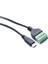 Tip C USB Erkek - 5 Pimli Vidalı Konnektör, Kalkan Terminali Fiş Adaptör Kablosu (Yurt Dışından) 2
