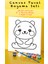 Sevimli Panda Canvas Tuval 20X20 cm Çocuk Boyama Seti 1
