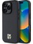 Apple iPhone 16 Pro Max Kılıf Dkny Orjinal Lisanslı Magsafe Şarj Özellikli 3D Yazılı Repeat Pattern Siyah 1