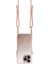 Apple iPhone 16 Pro Uyumlu Kılıf Magsafe Şarj Özellikli Simli Arka Yüzey Askı Ipli Coehl Lumino Rose Gold 4