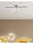 Borde (Gri Kasa, Sarı Işık) Ledli Modern Plafonyer LED Avize Salon Mutfak Oturma Odası Antre Hol Çocuk Odası LED 2