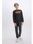 Erkek Çocuk Stranger Things Bisiklet Yaka Sweatshirt D4791A824WN 2