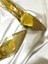 Lady Şeffaf Altın Gold Kristal Taşlı 8 cm Şeffaf Kadeh Topuklu Düğün Nişan Abiye Ayakkabı 4