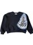 Kız Çocuk Taş ve Inci Detaylı Şardonlu Yılbaşı Sweatshirt 1