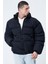 Erkek Siyah Oversize Bomber Su Geçirmez Waterproof Mont Kaban 3