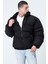 Yağmur Rüzgar Geçirmez Bomber Oversize Mont Ceket Kaban Waterproof 3