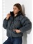 Kadın Yaka Kürklü Oversize Mont 1