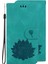 IPhone 15 Için Flip Case Artı Kickstand Cüzdan Manyetik Kabartma Lotus (Yurt Dışından) 4