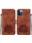 IPhone 12 Için Flip Case Pro Max Kickstand Manyetik Cüzdan Kabartma Lotus (Yurt Dışından) 1