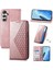 Samsung Galaxy M35 Cüzdan El Kayışı Standı Için Flip Case Günlük Kullanım Eşkenar Dörtgen (Yurt Dışından) 1