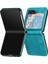 Samsung Galaxy Z Flip 5 5g Saf Renk Kickstand ile Flip Case (Yurt Dışından) 1