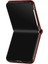 Samsung Galaxy Z Flip Case 4 5g Toka ile Kickstand Saf Pu (Yurt Dışından) 2