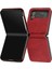 Samsung Galaxy Z Flip Case 4 5g Toka ile Kickstand Saf Pu (Yurt Dışından) 5