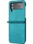 Samsung Galaxy Z Flip Case 4 5g Toka ile Kickstand Saf Pu (Yurt Dışından) 4