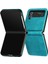 Samsung Galaxy Z Flip Case 4 5g Toka ile Kickstand Saf Pu (Yurt Dışından) 5