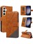 Samsung Galaxy S24 Artı Deri Telefon Koruma Çantası ile Flip Case (Yurt Dışından) 1